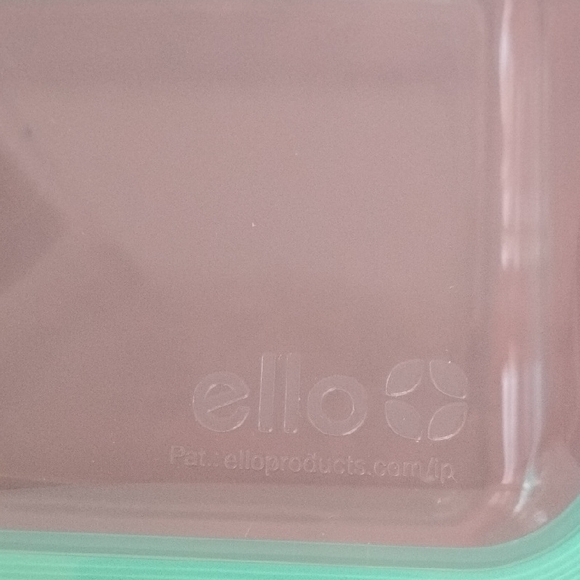 D- NWOT Ello Green Glass Storage Container - Picture 6 of 9